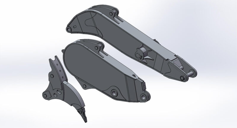 3D modeling diagram of 