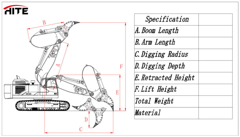 ripper boom no connecting rod