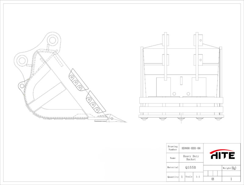 Excavator Heavy Duty Bucket