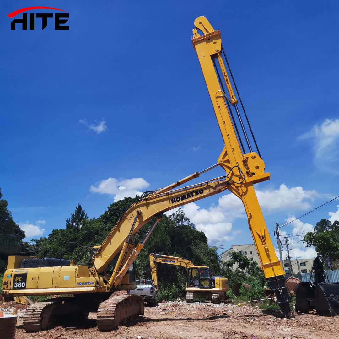 excavator telescopic boom