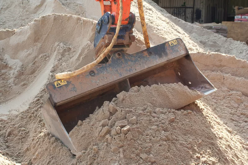 excavator tilting bucket