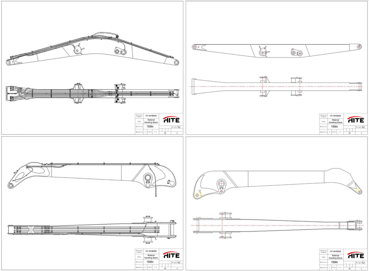 Material Handling Boom General Arrangement Drawing