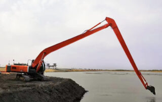 excavator long booms