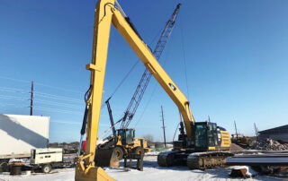 excavator long reach boom