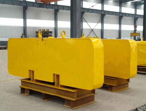 What is the role of excavator counterweight