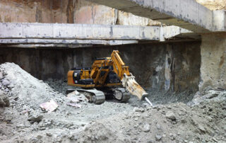 Excavator Tunnel Boom