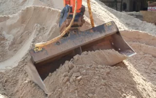 excavator tilting bucket