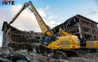 Digger Demolition Boom