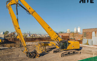 excavator high reach demolition booms