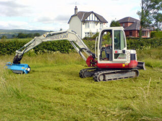 Excavator Brush Flail Mower